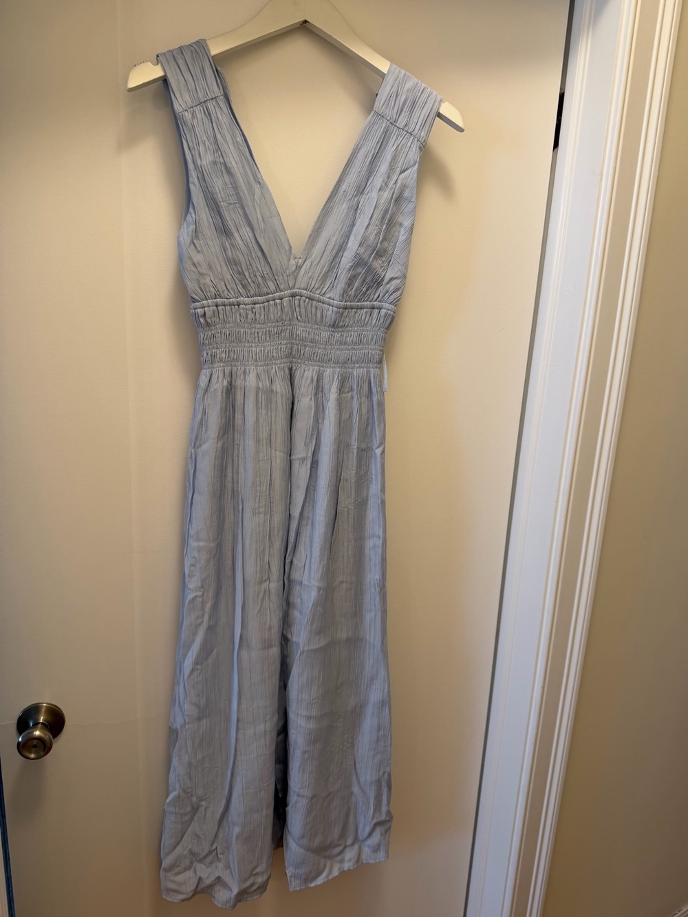 Abercrombie & Fitch Light Blue Midi Dress